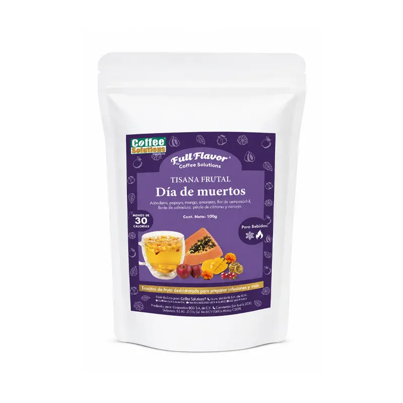 Tisana Frutal Sabor Dia de Muertos 100gr