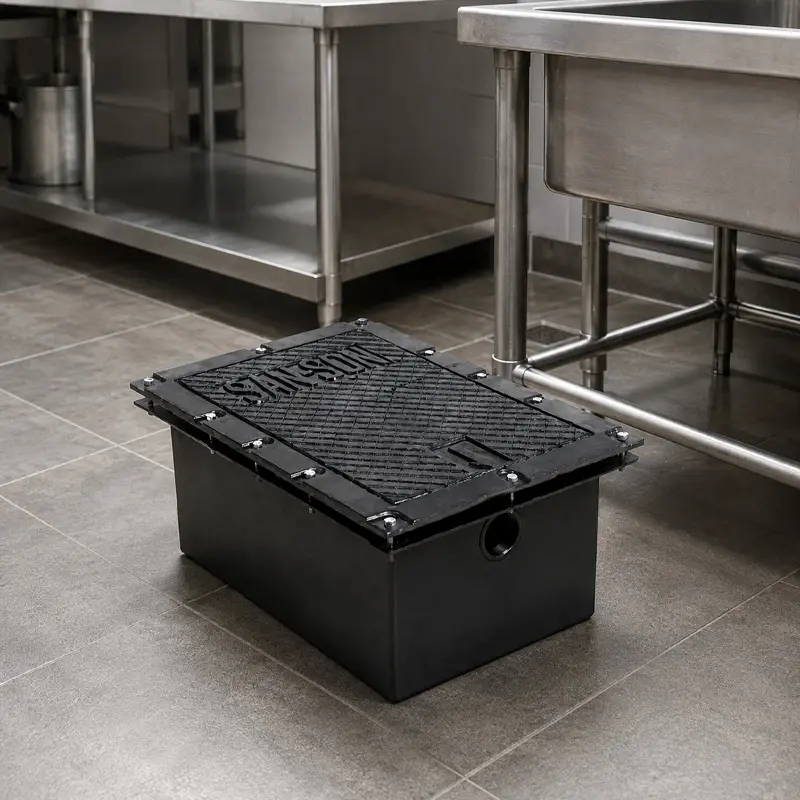 Trampa de Grasa Industrial San-Son TG-50 | Trampa Comercial 50 Lts/min