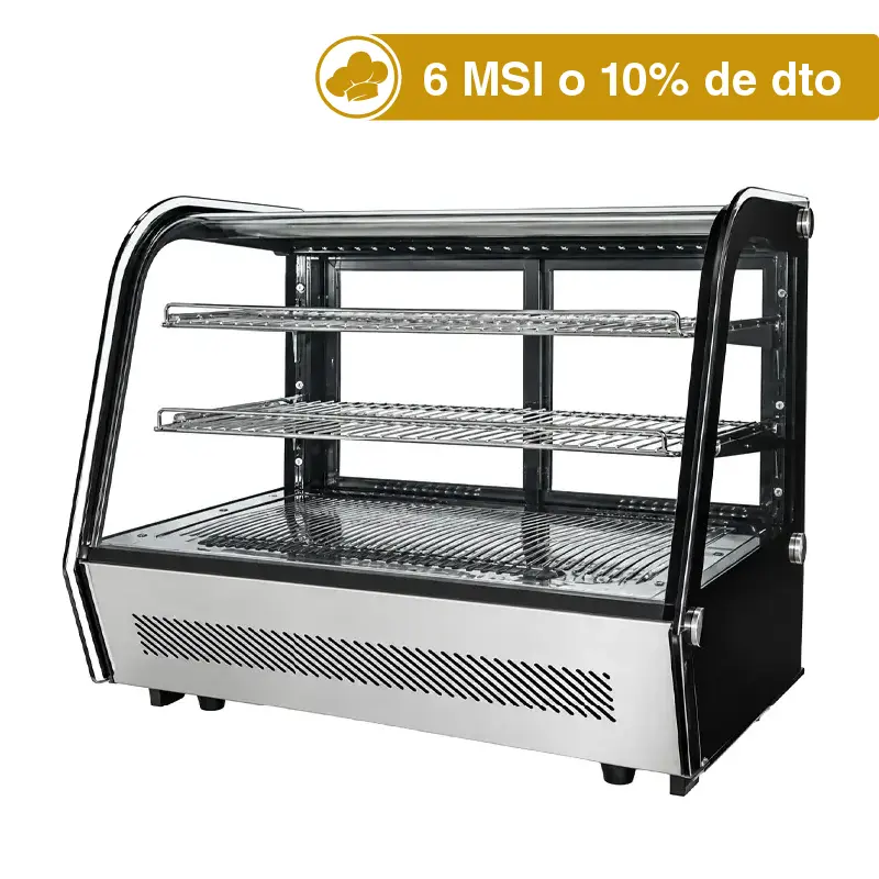 Vitrina Refrigerada RTW-160, Vitrina Sobre mostrador, Vitrina para Postres