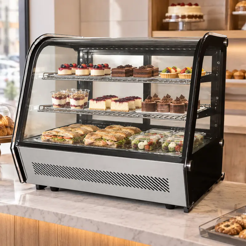 Vitrina Refrigerada RTW-160, Vitrina Sobre mostrador, Vitrina para Postres